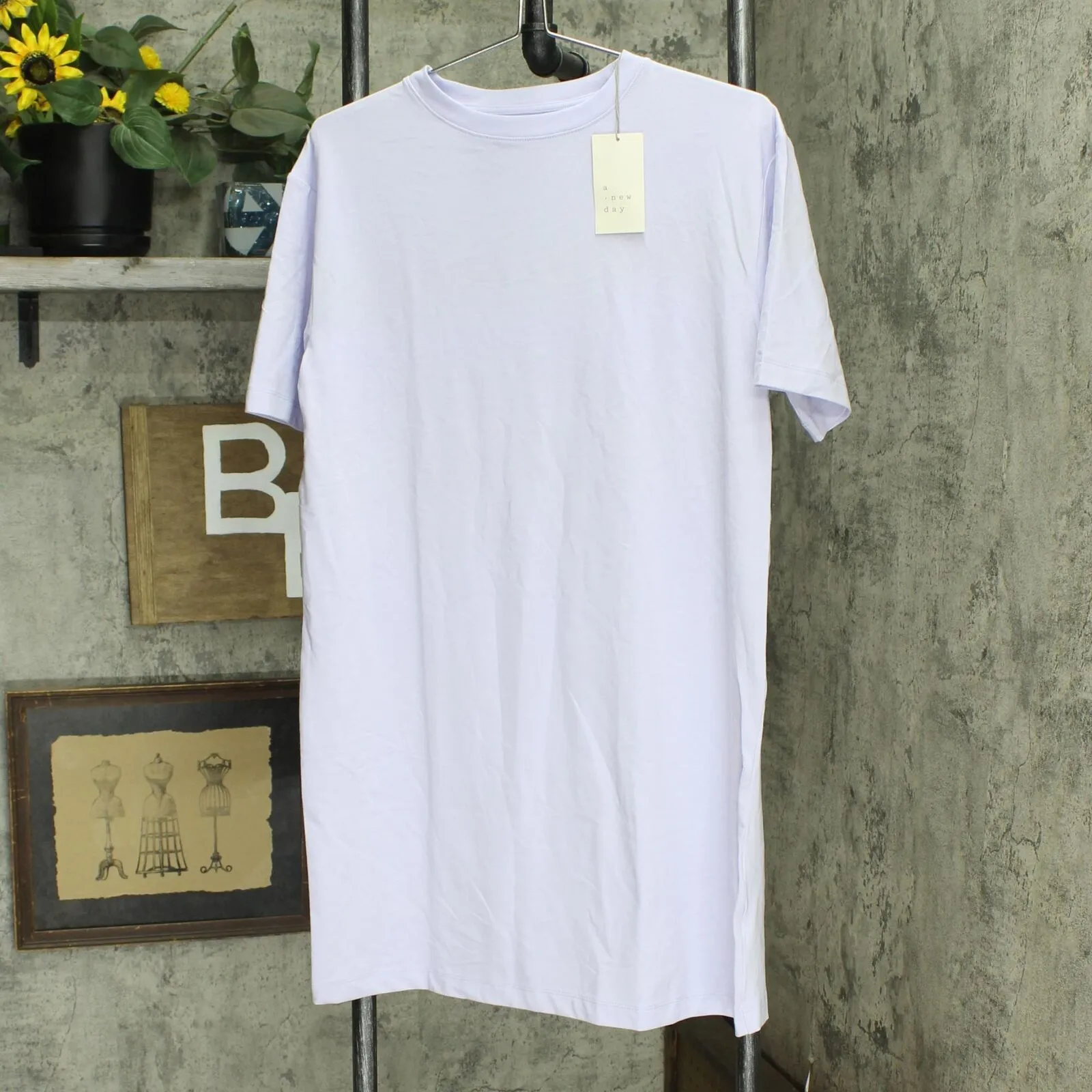 A New Day Women's Elbow Sleeve Knit T-Shirt Dress