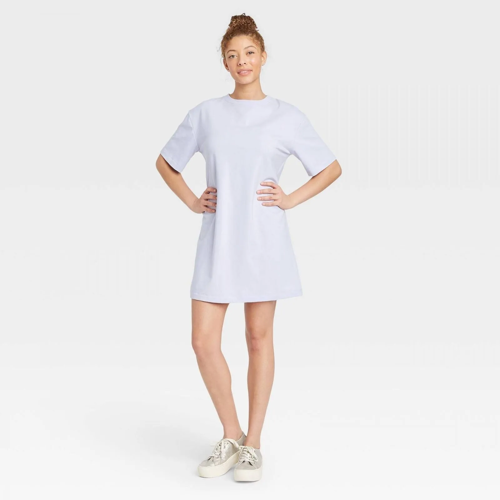 A New Day Women's Elbow Sleeve Knit T-Shirt Dress