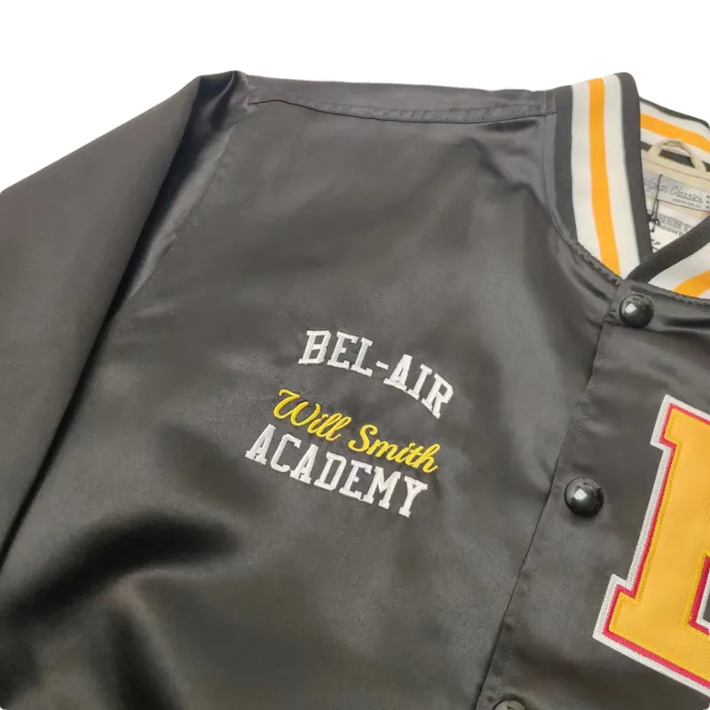 BA BEL AIR ACADEMY HIP HOP URBAN STYLE BOMBER JACKET