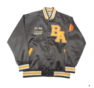 BA BEL AIR ACADEMY HIP HOP URBAN STYLE BOMBER JACKET