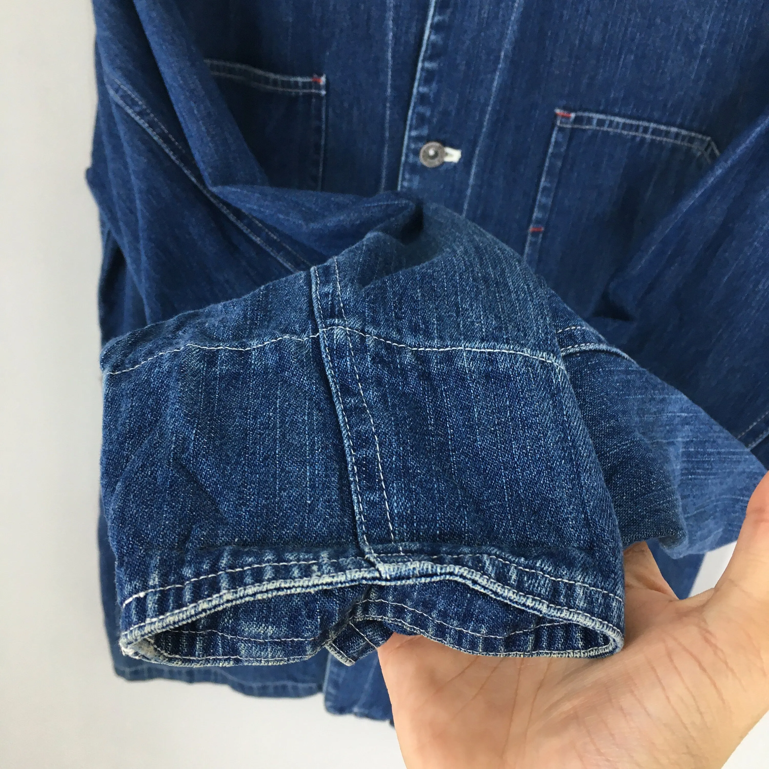 Beverly Hills Polo Club Denim Workers Jacket Large