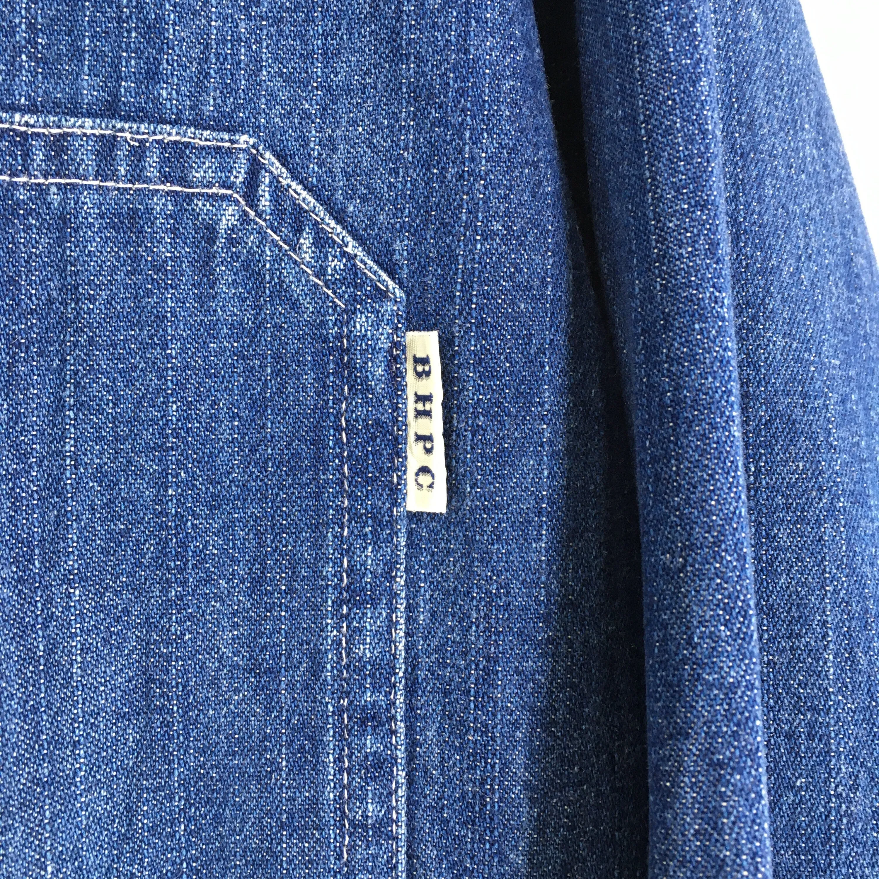 Beverly Hills Polo Club Denim Workers Jacket Large