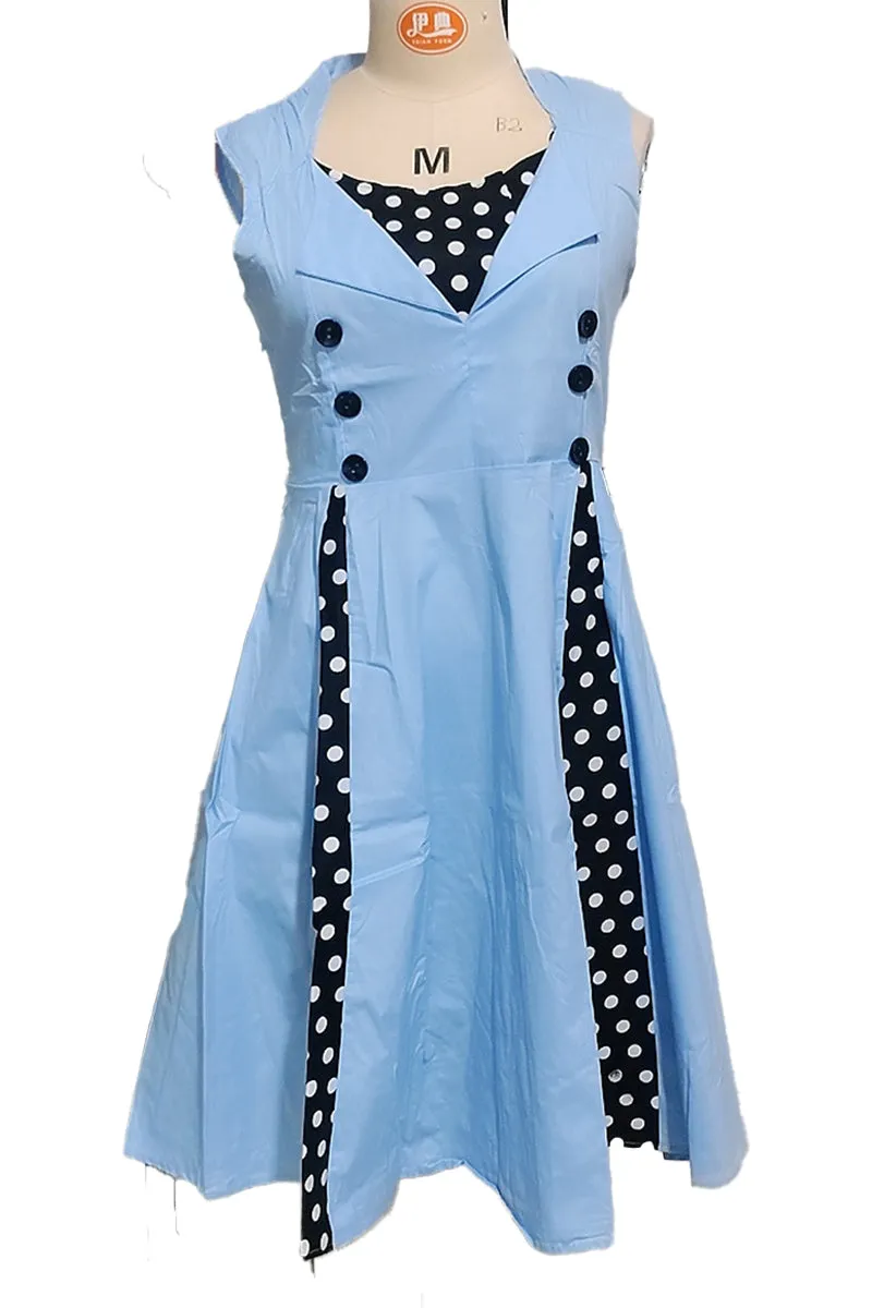 BT3154 Sleeveless Midi Dress
