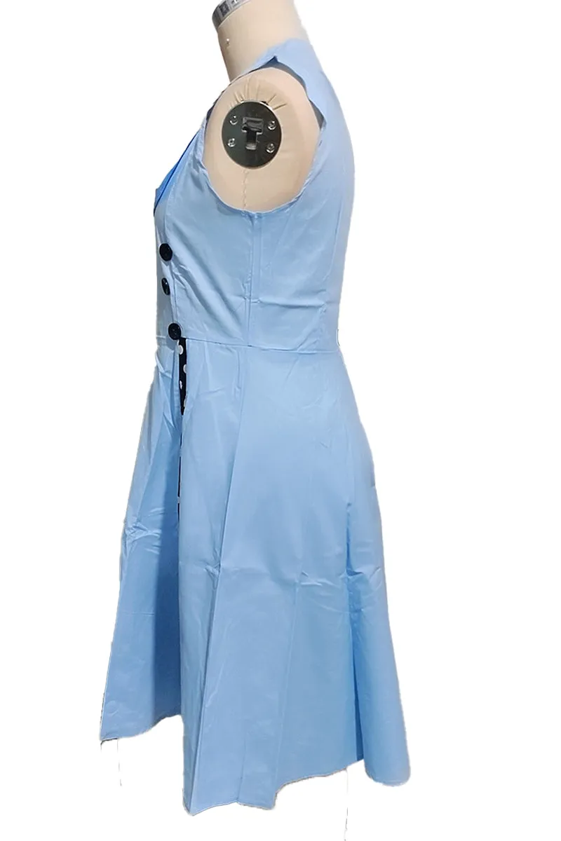 BT3154 Sleeveless Midi Dress