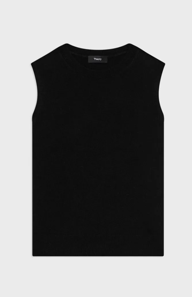 Crew Neck Shell in Merino