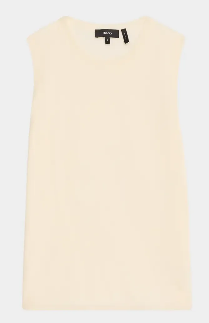 Crew Neck Shell in Merino