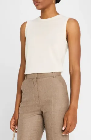 Crew Neck Shell in Merino