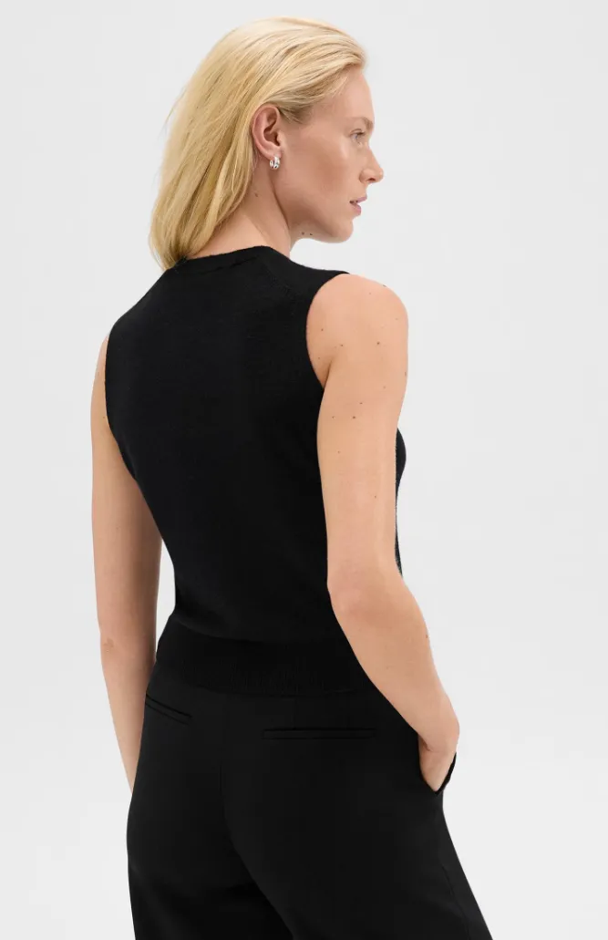 Crew Neck Shell in Merino