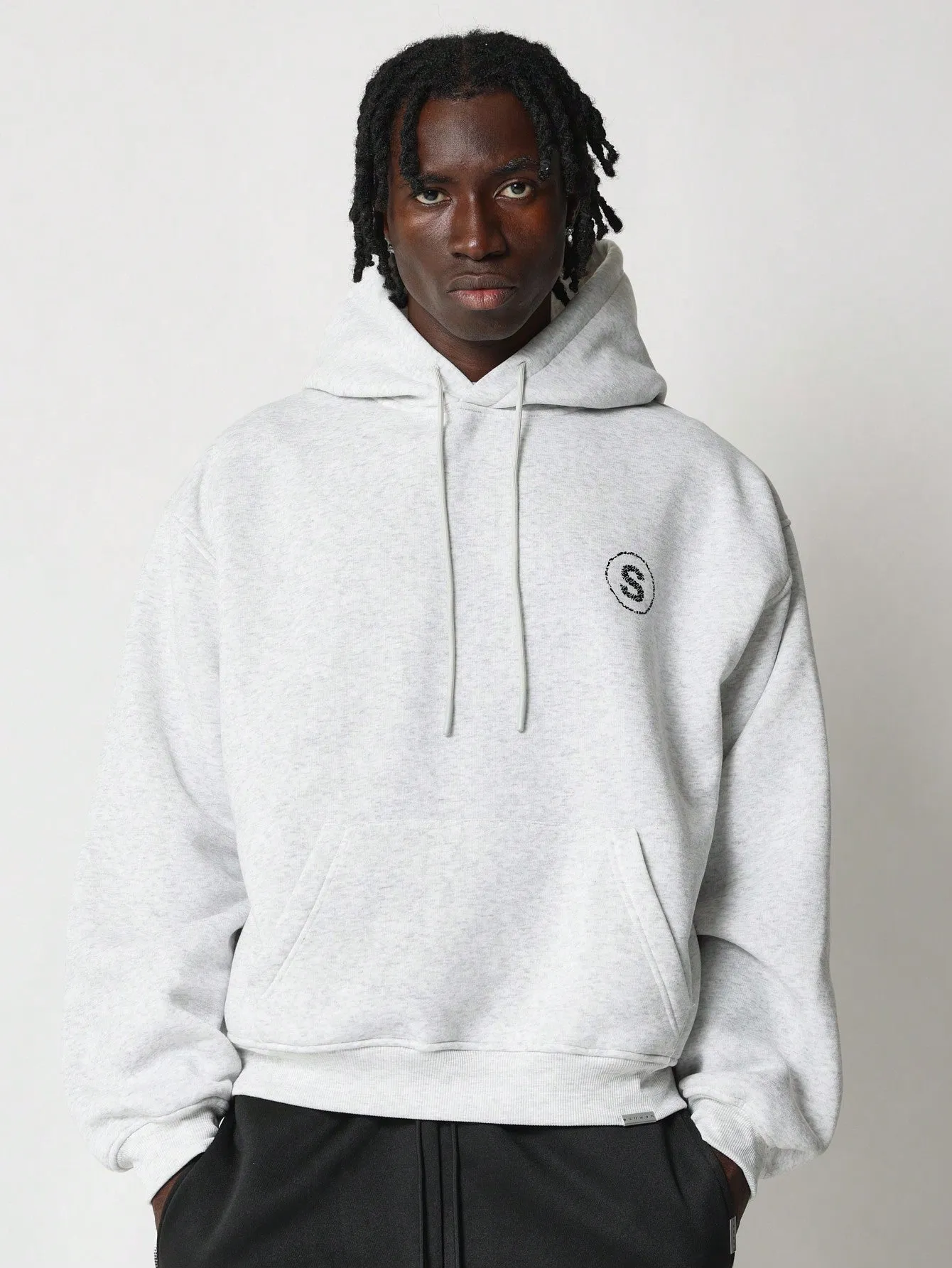 Crop Fit Overhead Hoodie With Front Graphic Print
