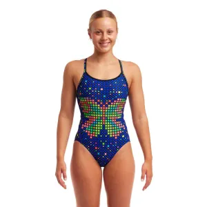 Funkita Ladies Diamond Back One Piece | B-Fly