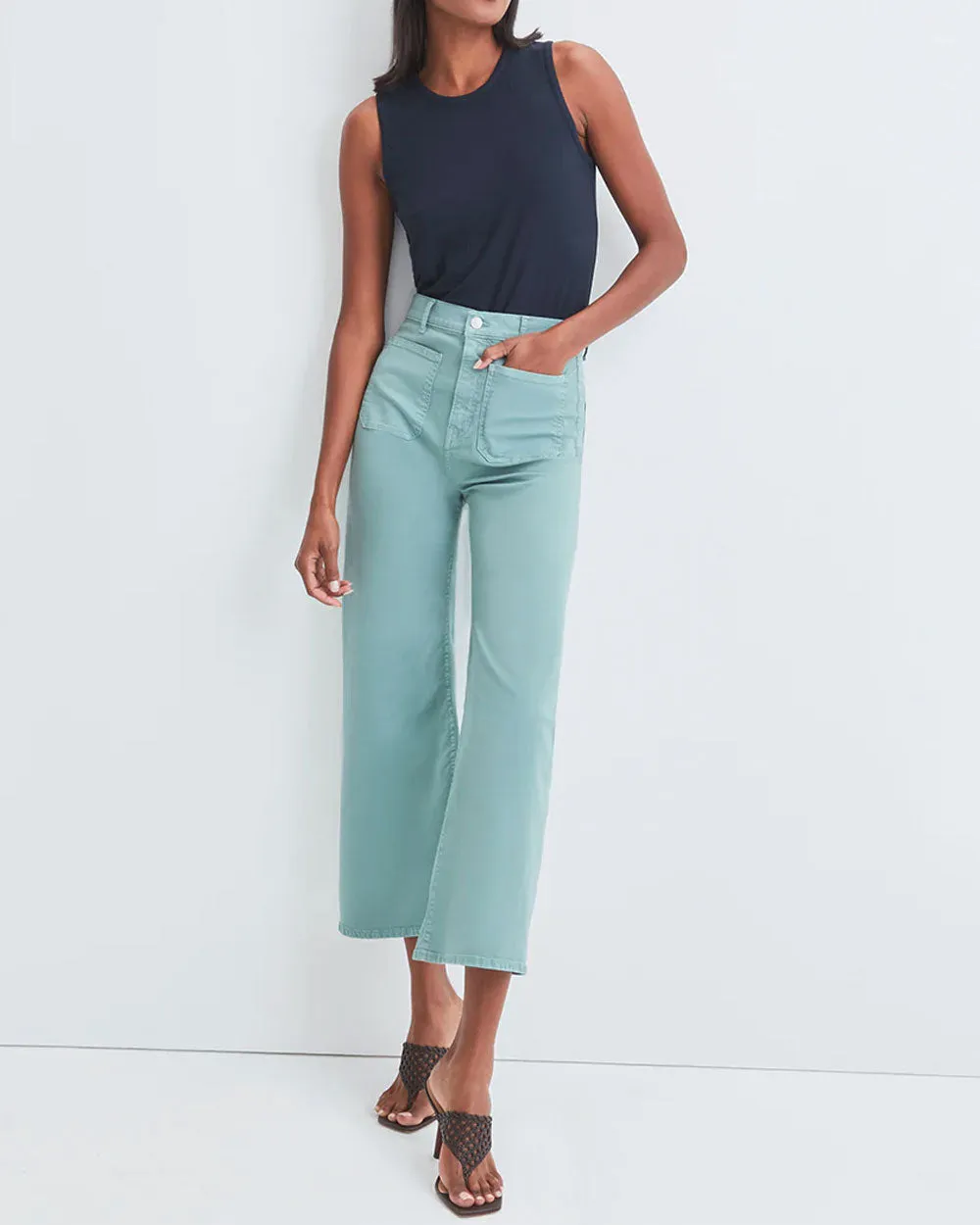 Grant Wide Leg Pant in Seaglass