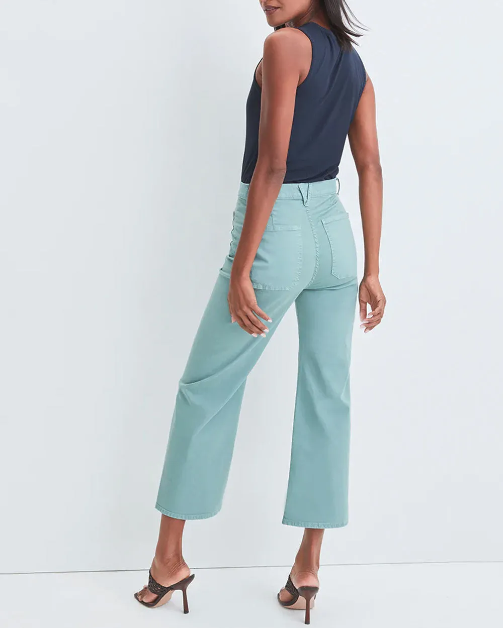 Grant Wide Leg Pant in Seaglass