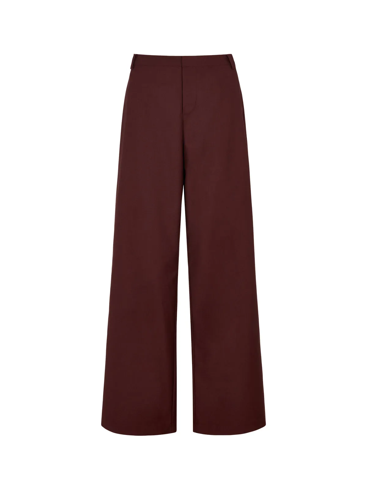Helena Mocha Low Rise Tailored Trousers