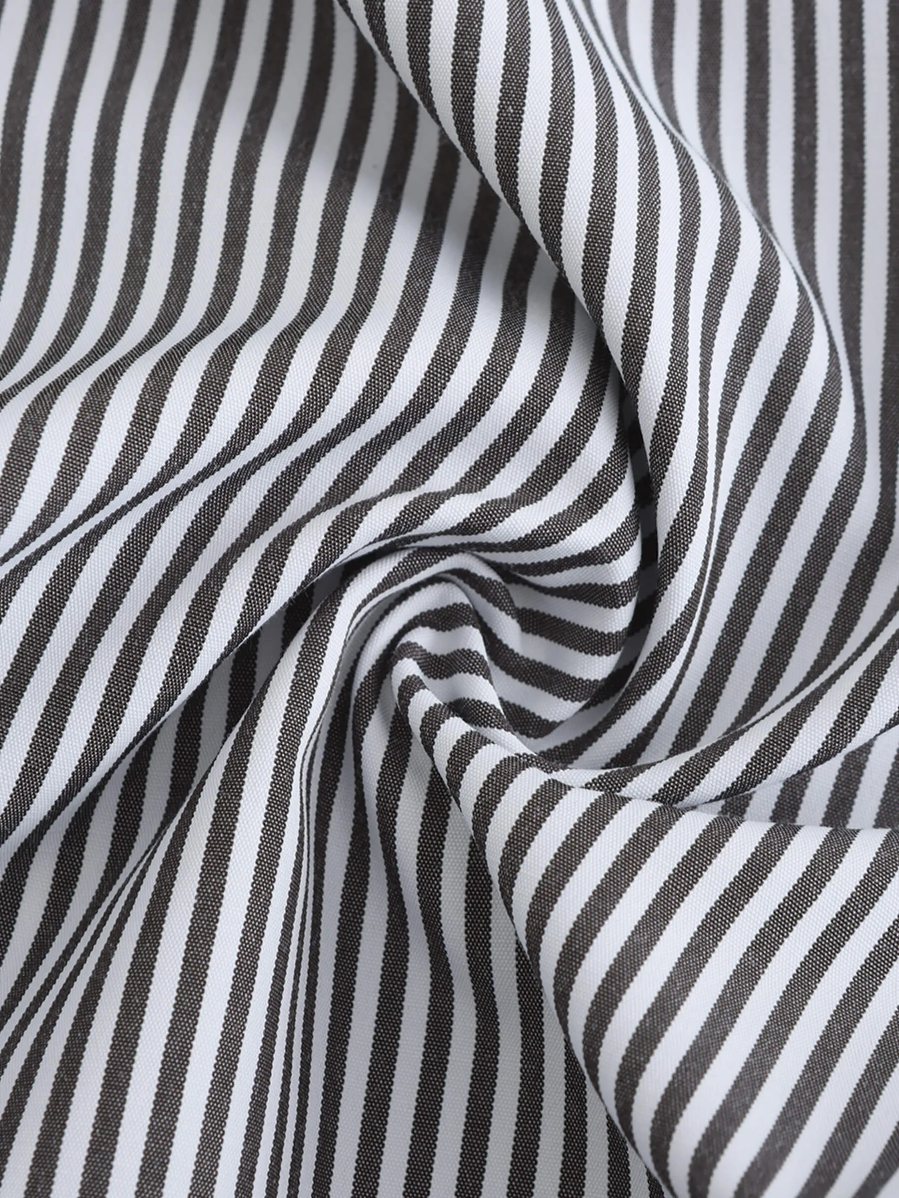 High Rise Pinstripe Tailored Trousers
