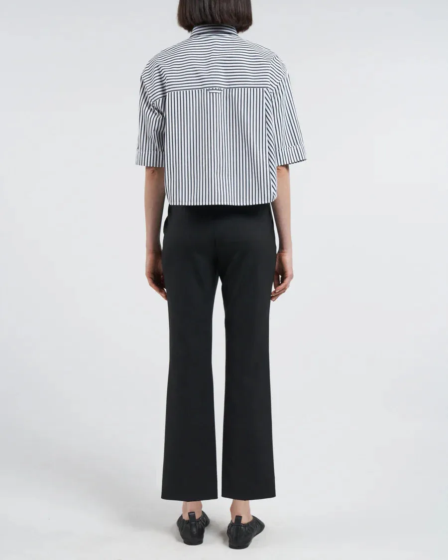 High Waisted Crop Trouser