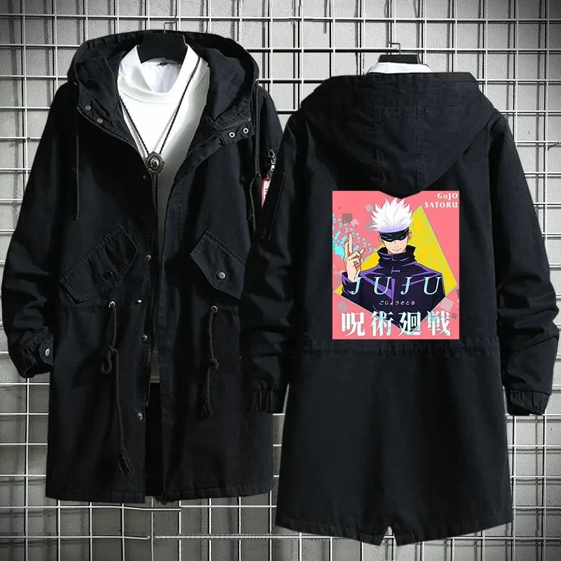 Jujutsu Kaisen Long Cotton Trench Coat