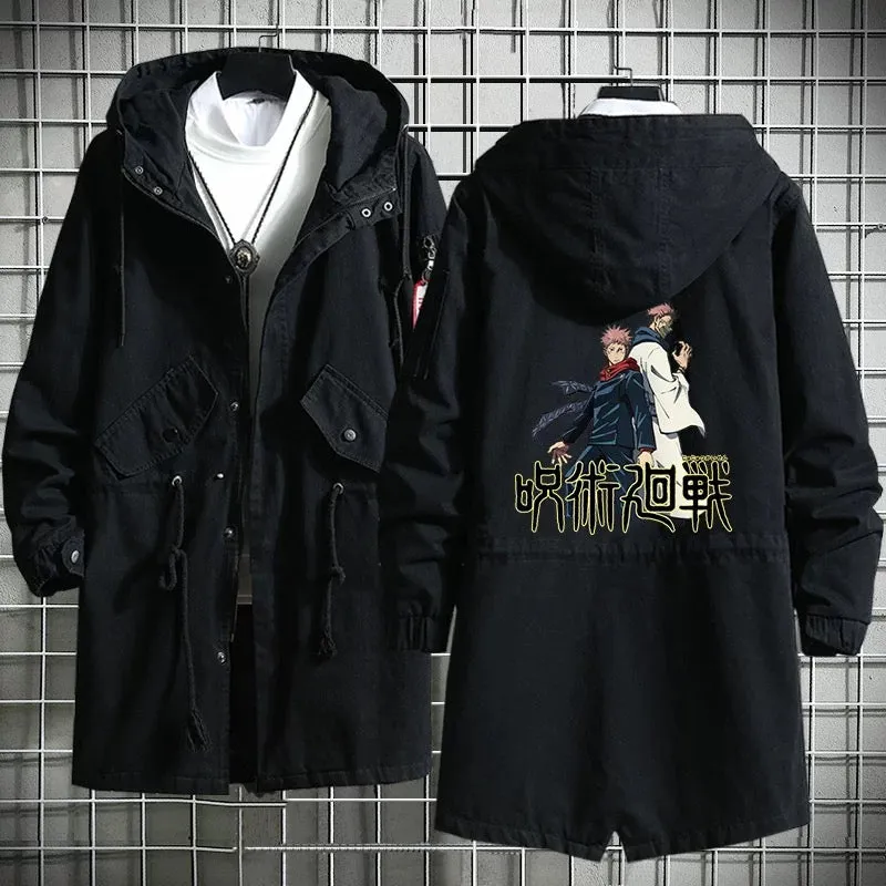 Jujutsu Kaisen Long Cotton Trench Coat