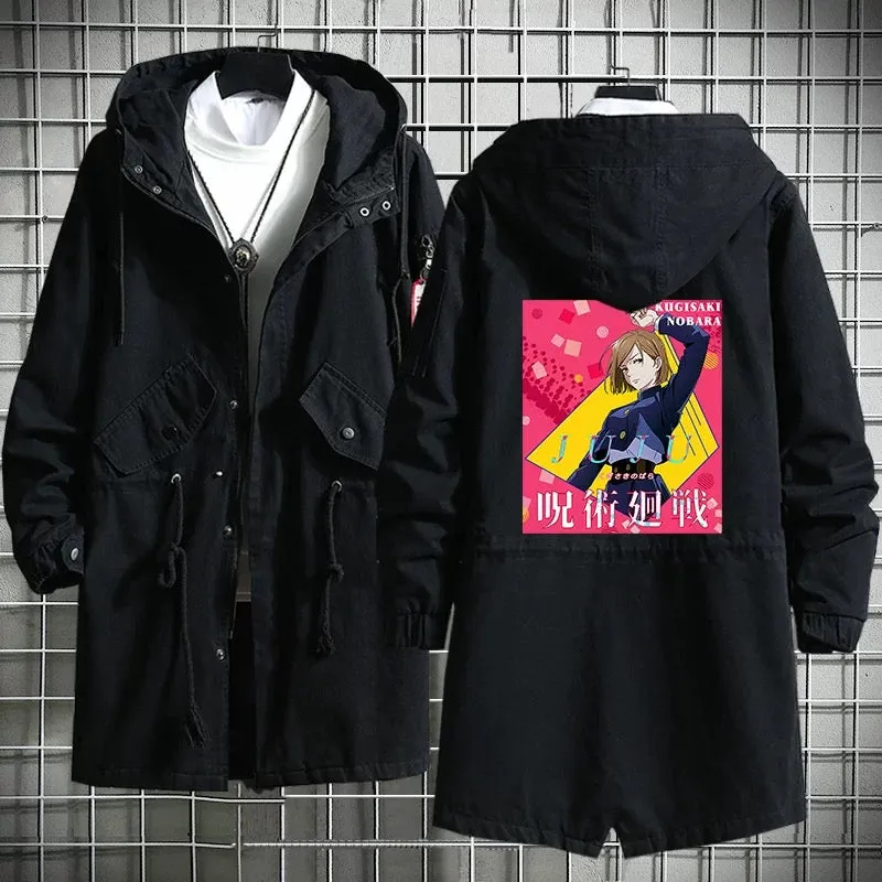 Jujutsu Kaisen Long Cotton Trench Coat