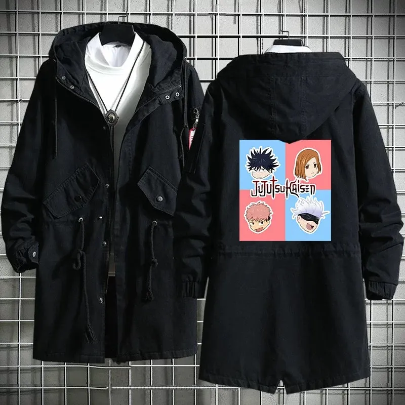 Jujutsu Kaisen Long Cotton Trench Coat