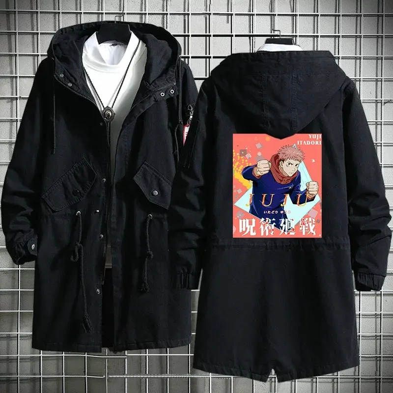 Jujutsu Kaisen Long Cotton Trench Coat