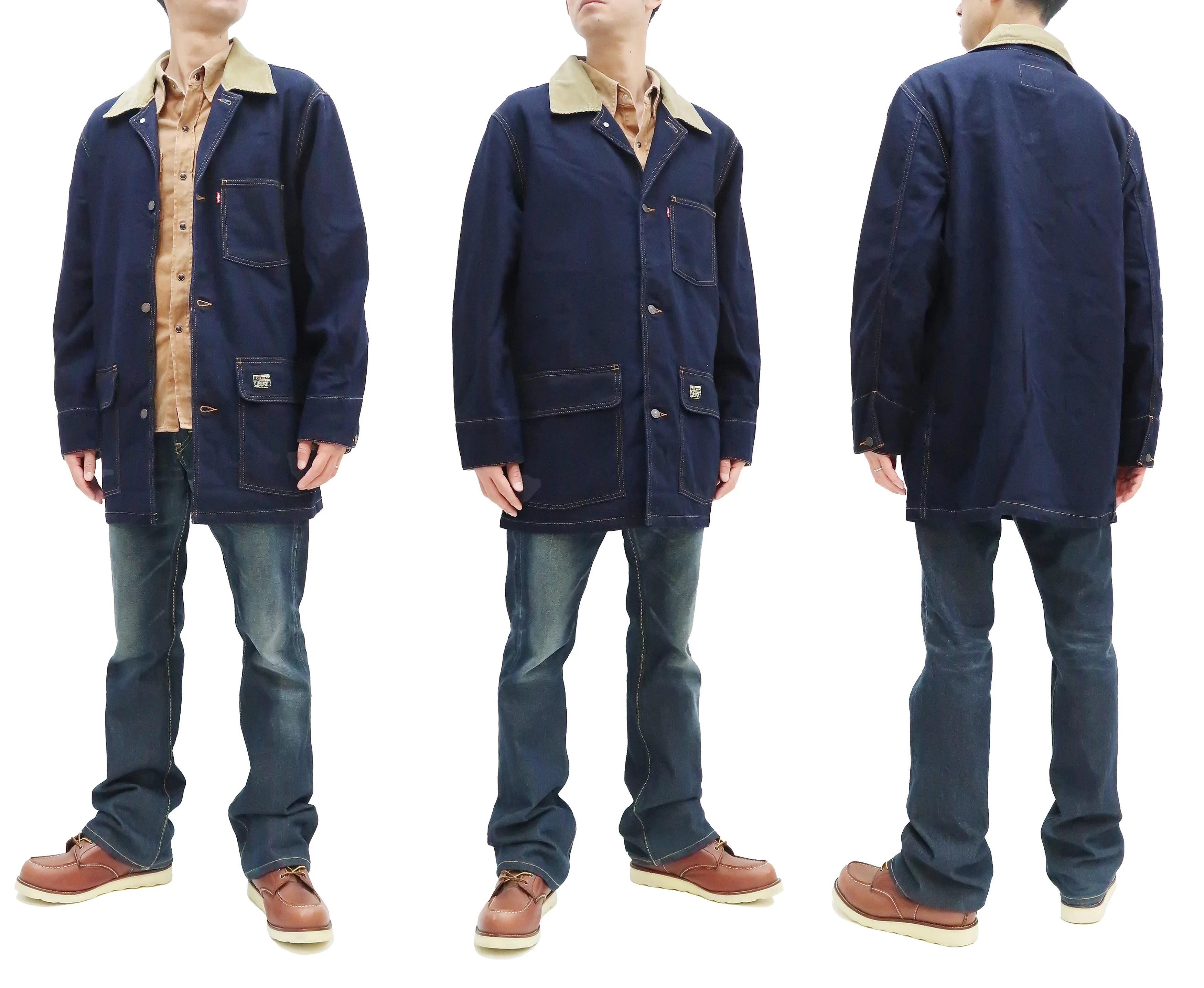 Levi's Denim Coat Men's Denim Chore Jacket A3207 Levis Levi Strauss & Co A32070000