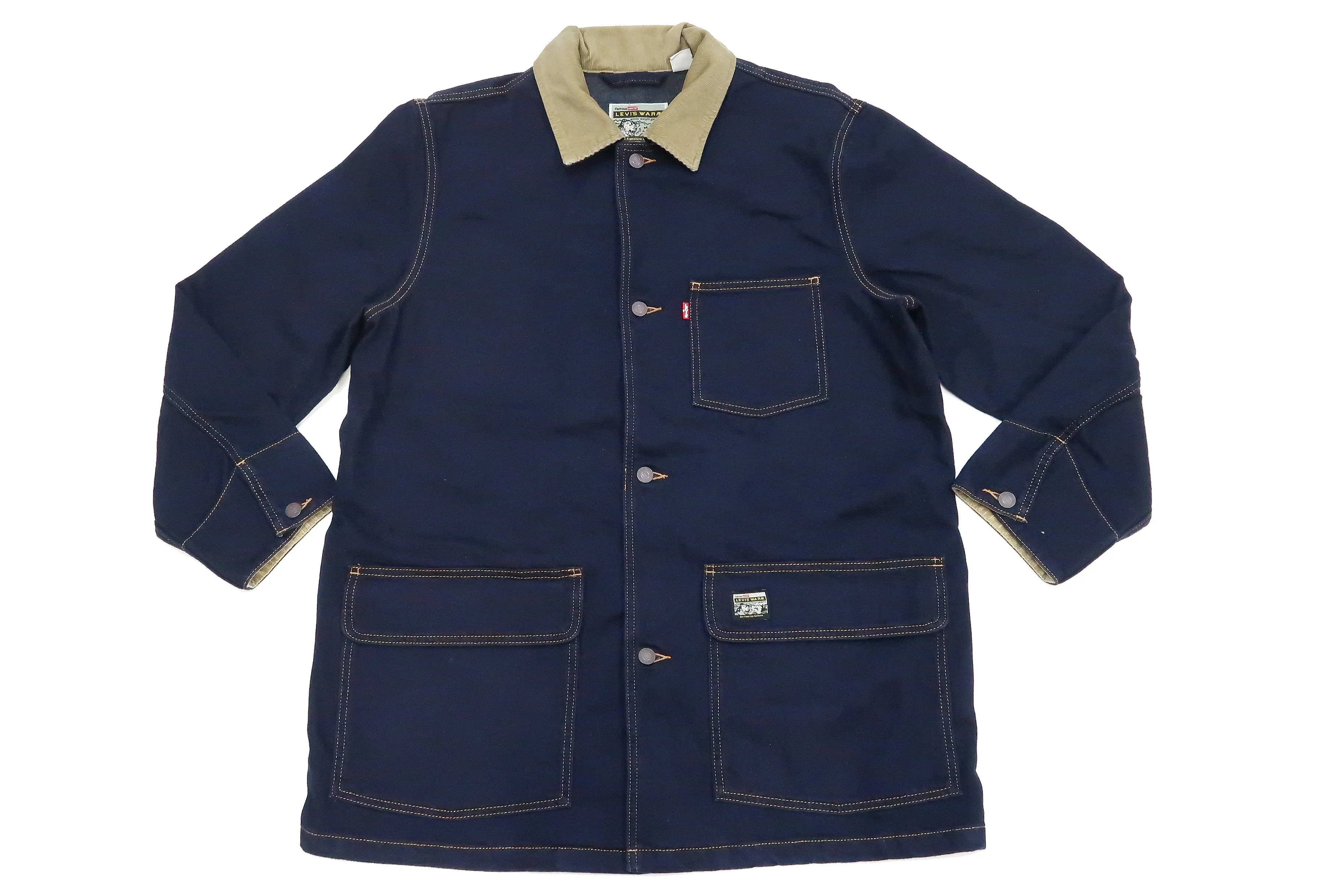 Levi's Denim Coat Men's Denim Chore Jacket A3207 Levis Levi Strauss & Co A32070000