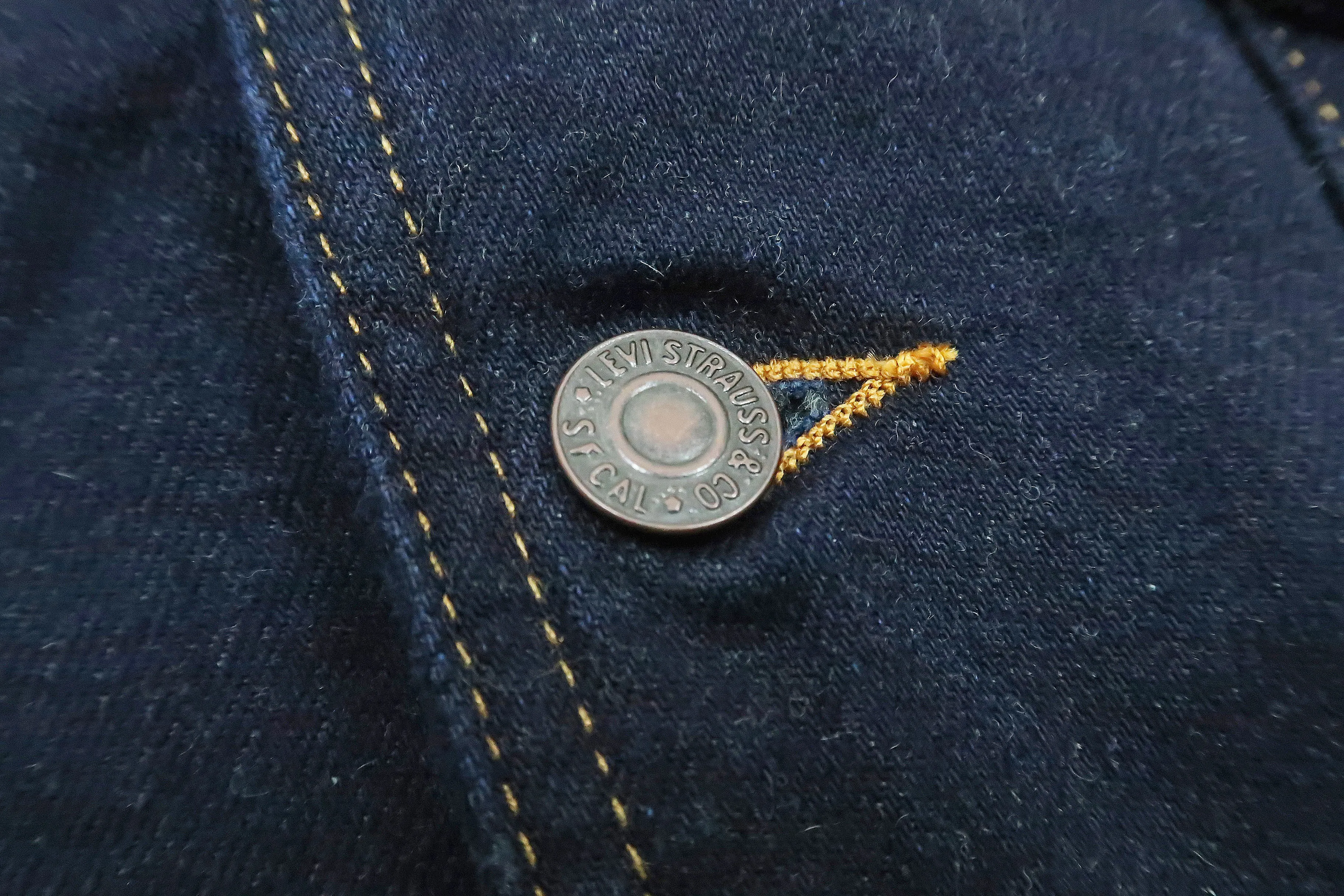 Levi's Denim Coat Men's Denim Chore Jacket A3207 Levis Levi Strauss & Co A32070000