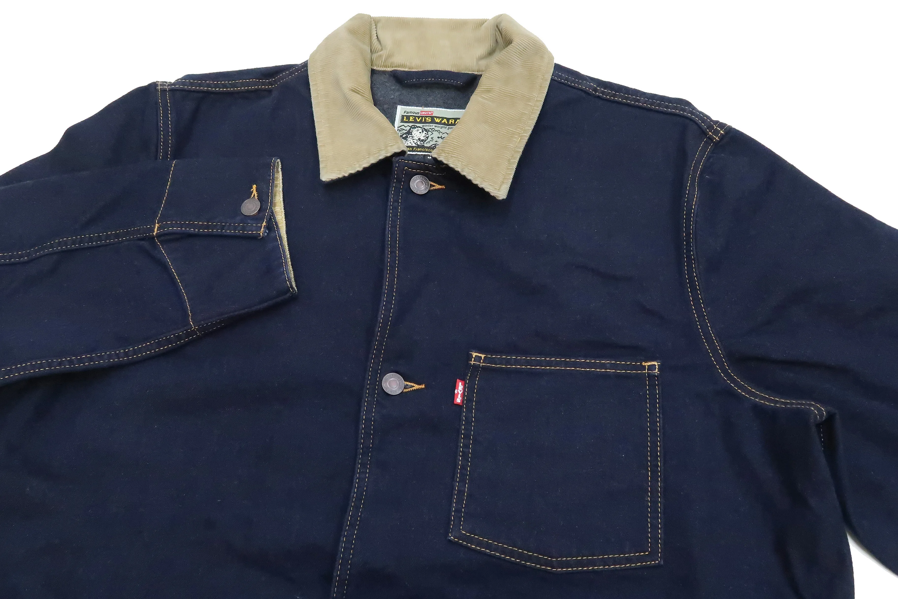 Levi's Denim Coat Men's Denim Chore Jacket A3207 Levis Levi Strauss & Co A32070000