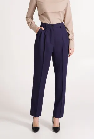 Navy cigarette pants