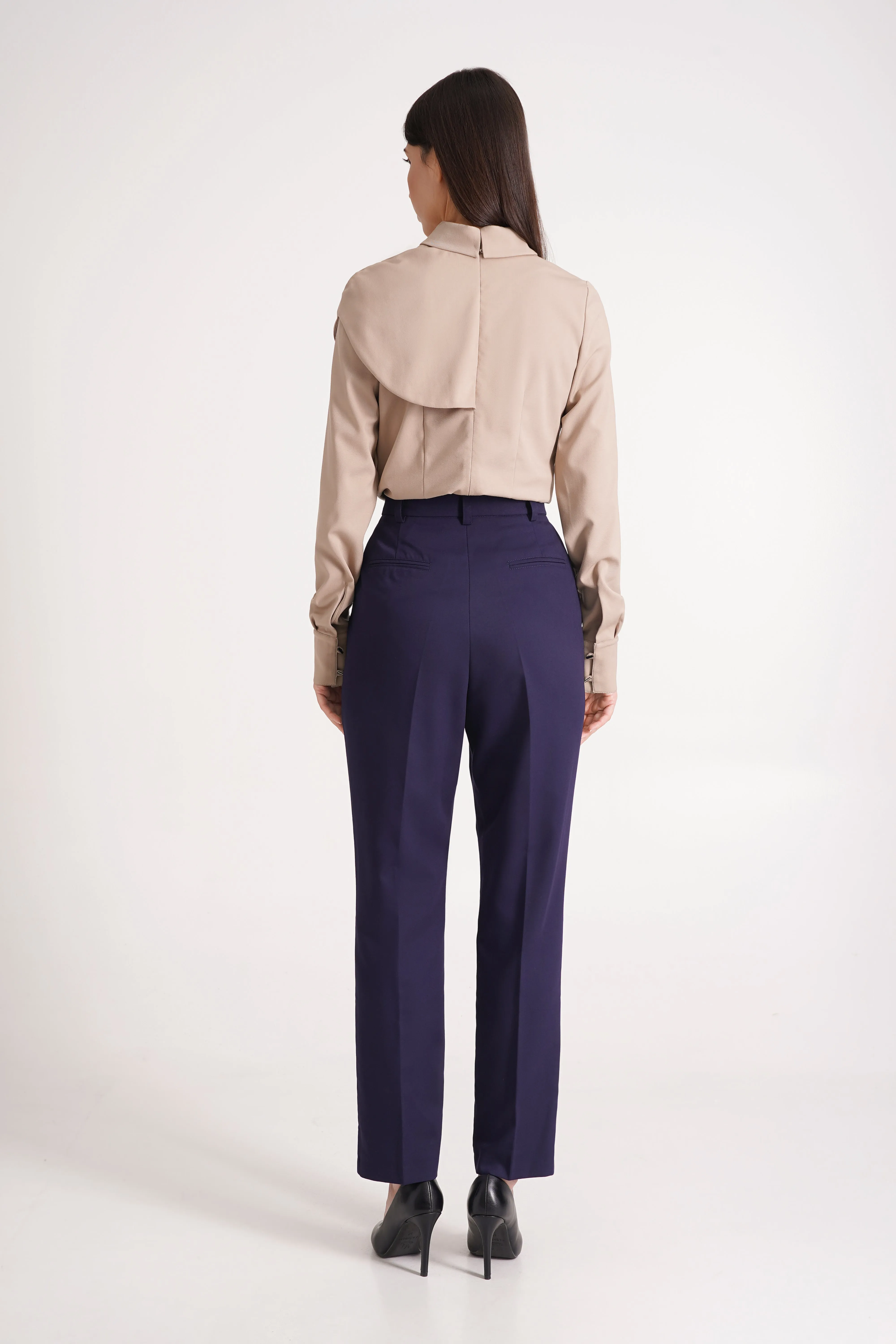 Navy cigarette pants