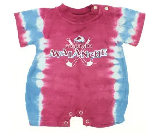 NHL Infant Colorado Avalanche Tie-Dye Romper, Burgundy