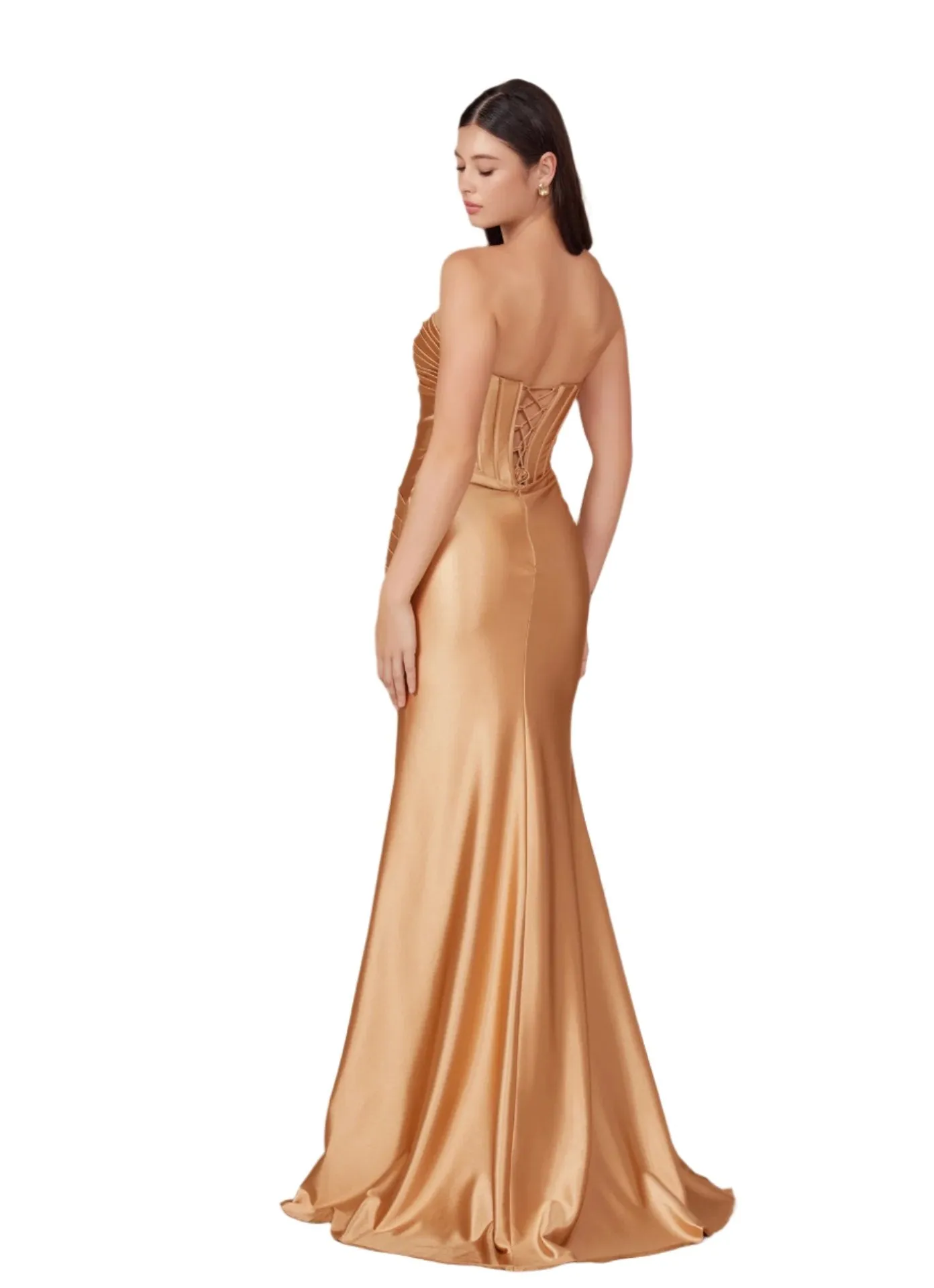 Nox Anabel T1500 Size 0 Royal Long Formal Corset Dress Cut Out Strapless Prom Evening Gown Sweetheart