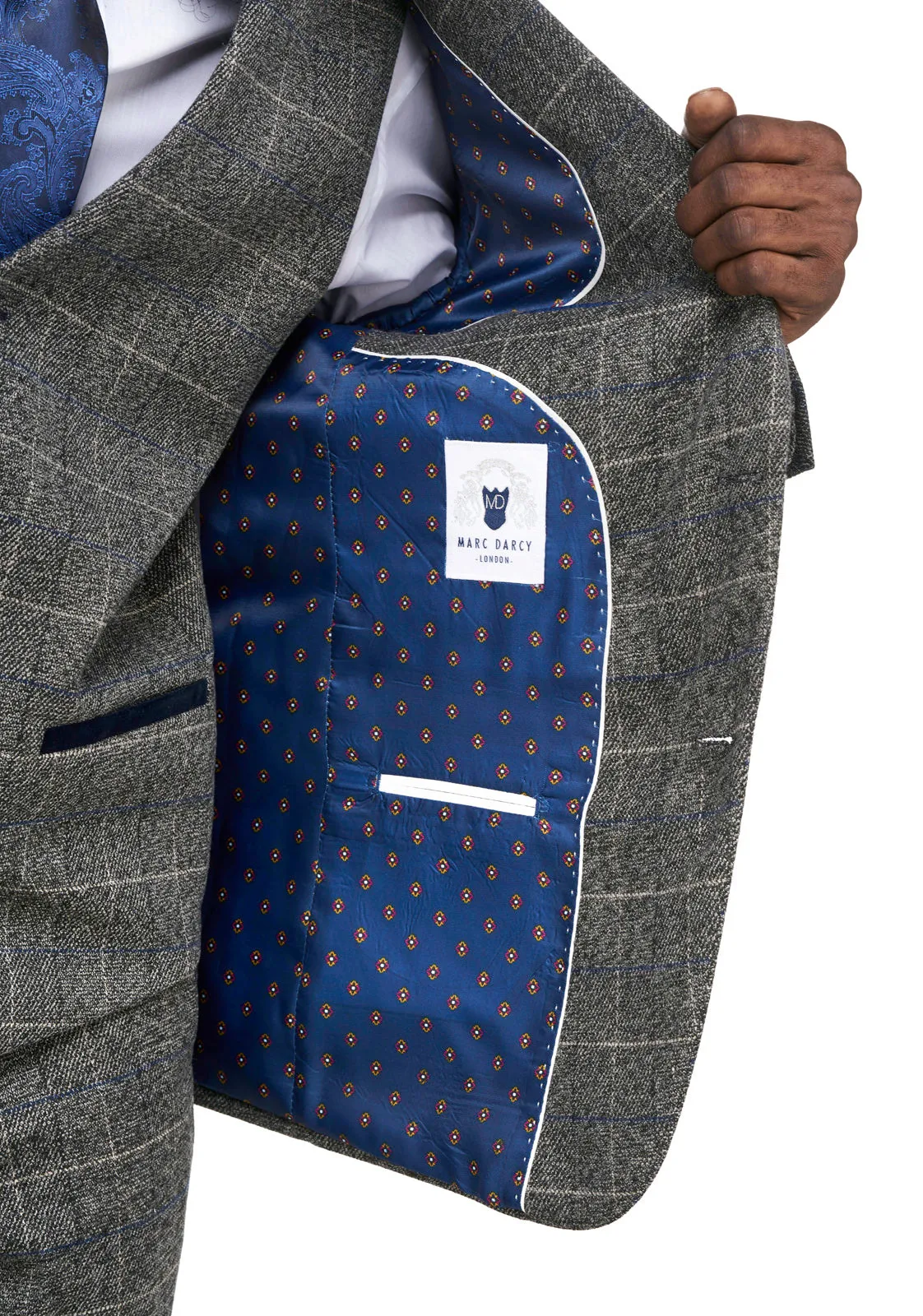 Scott Grey Check Tweed Blazer | Check Blazer | Office Wear
