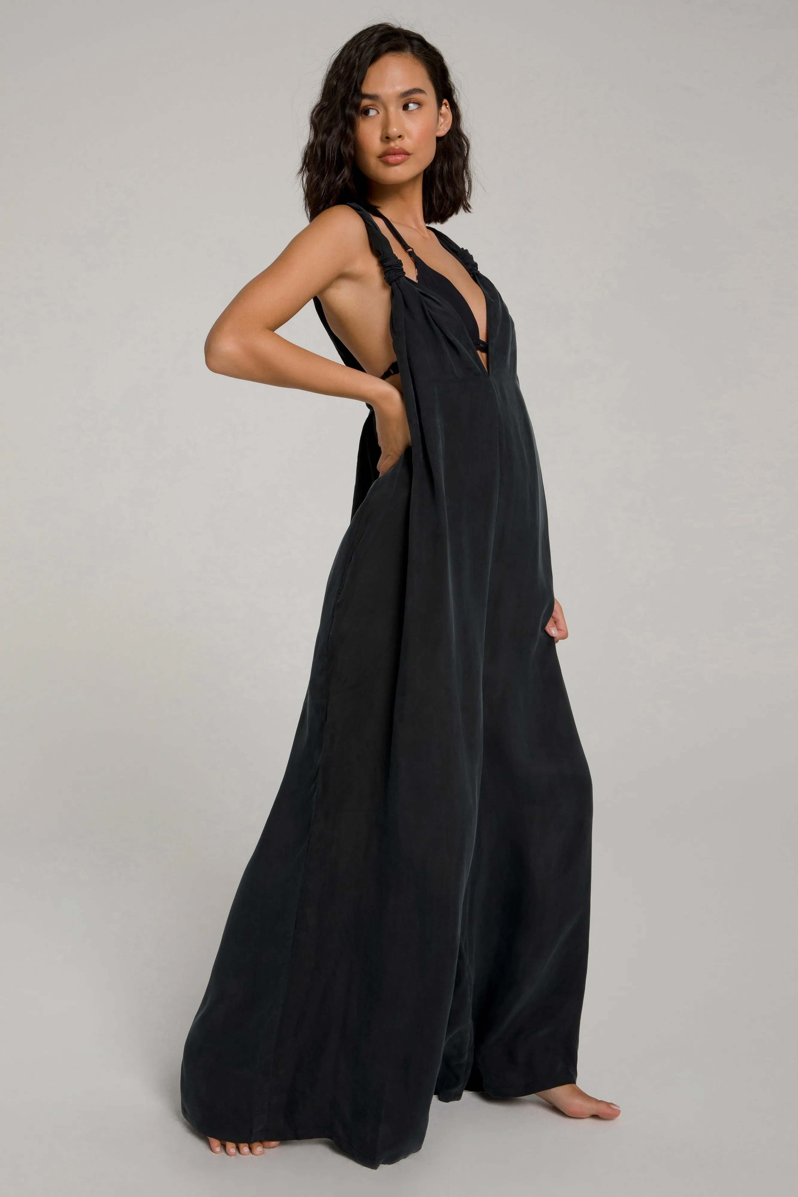 SEXY TWIST ROMPER | BLACK001