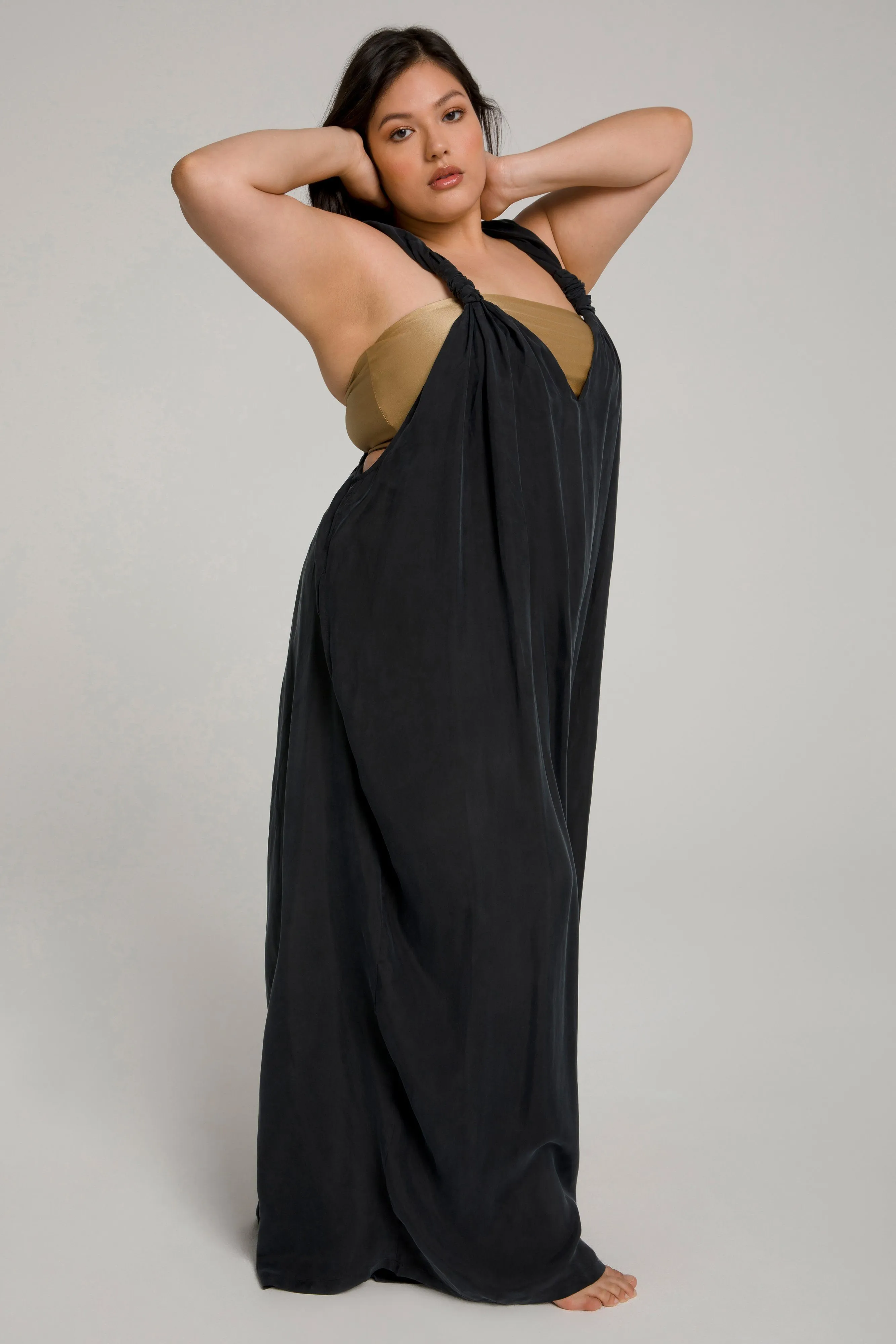 SEXY TWIST ROMPER | BLACK001