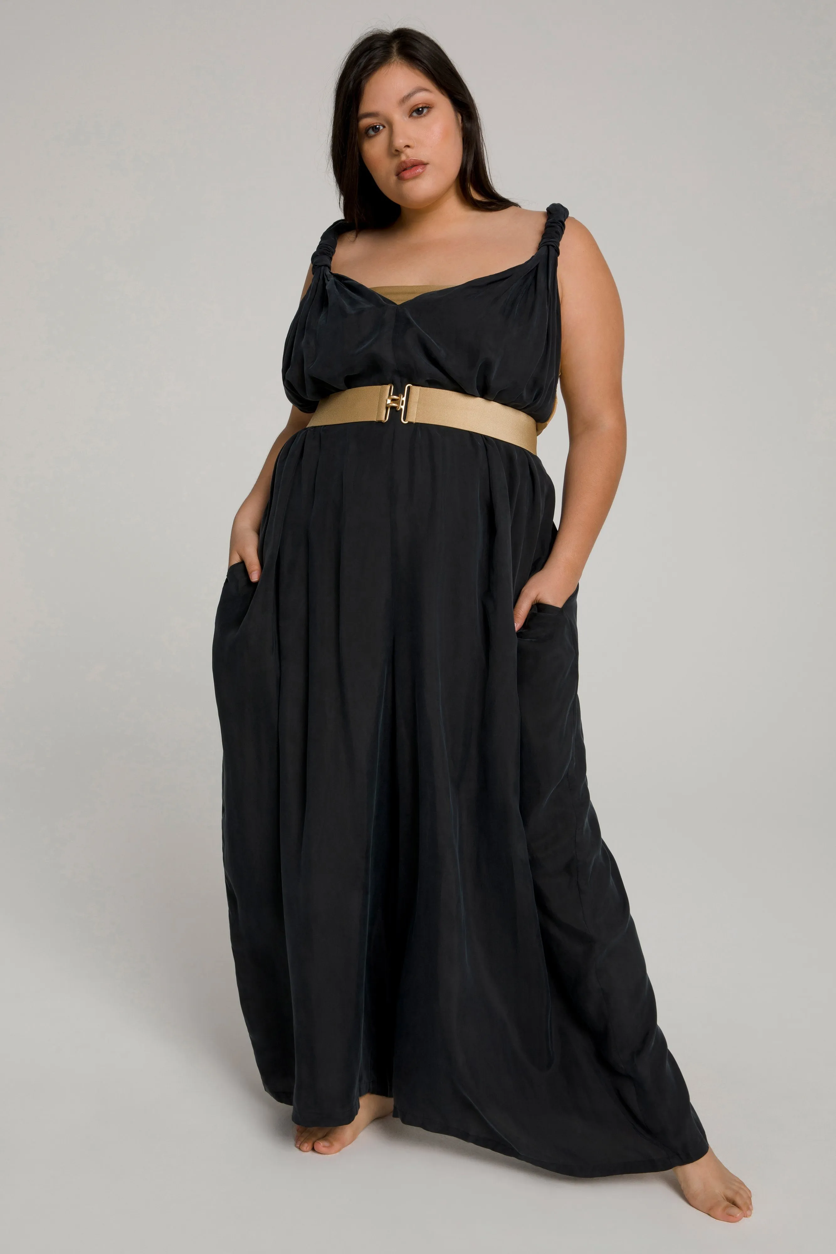 SEXY TWIST ROMPER | BLACK001