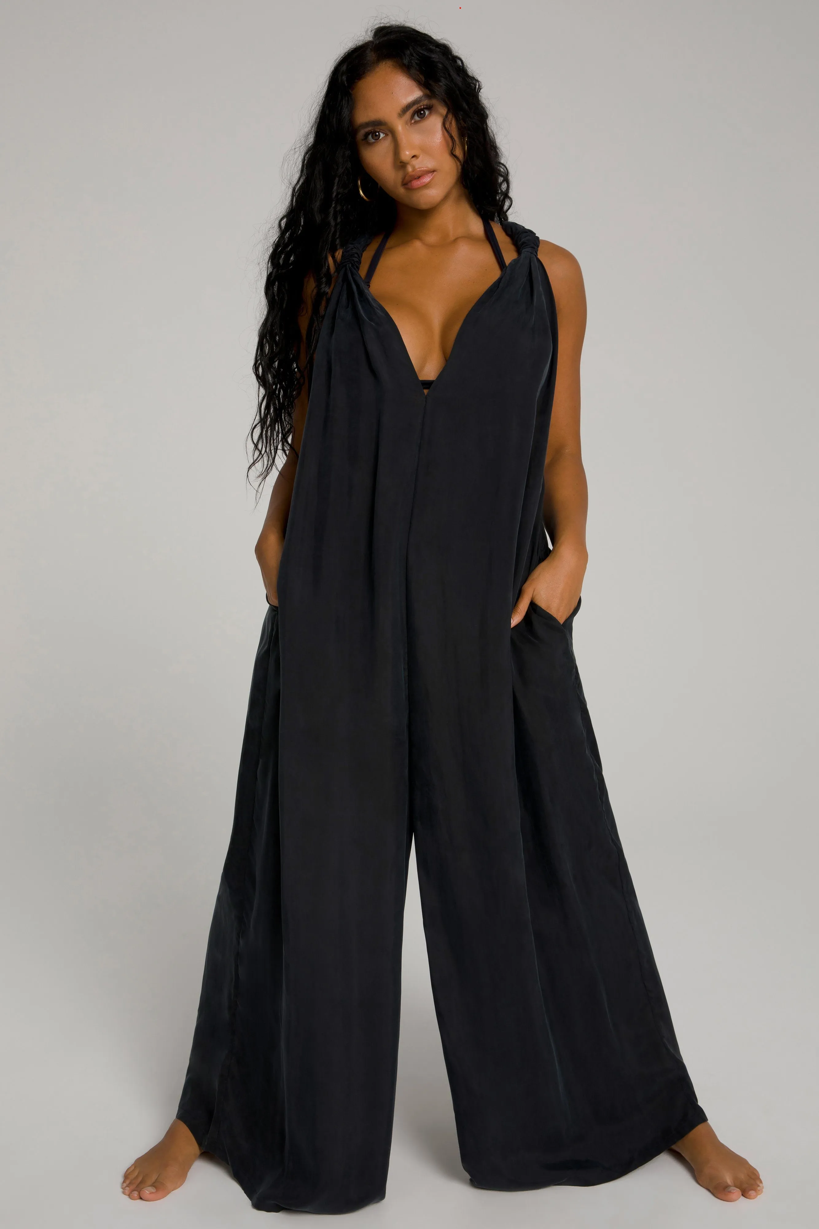 SEXY TWIST ROMPER | BLACK001