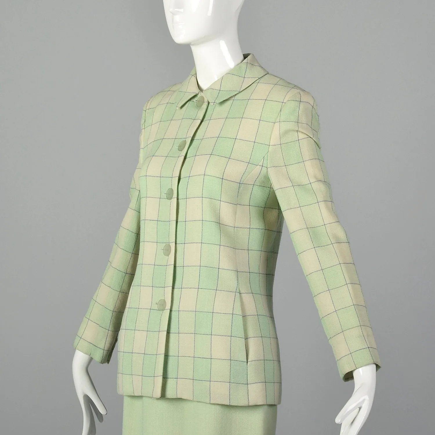 Small Oscar de la Renta 1980s Skirt Suit