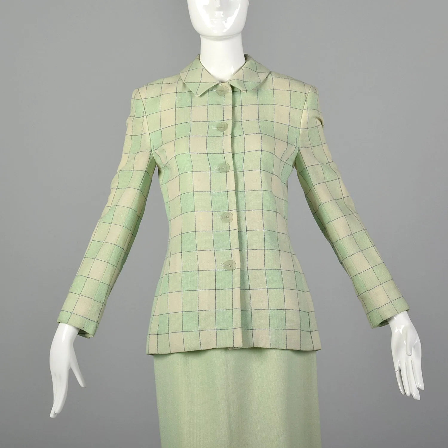 Small Oscar de la Renta 1980s Skirt Suit